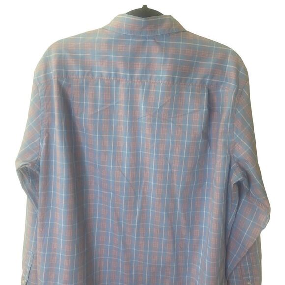 Sonoma Plaid Button Down Shirt Sz L - Picture 5 of 9